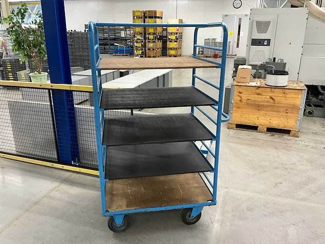 Magazijnwagen 110x80x180cm v.v. 5 etages - afbeelding 1 van  3