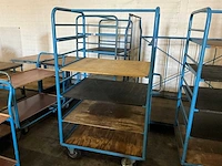 Magazijnwagen 110x80x180cm v.v. 5 etages - afbeelding 1 van  3