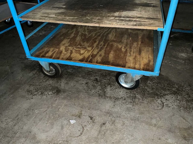Magazijnwagen 110x80x180cm v.v. 5 etages - afbeelding 3 van  3