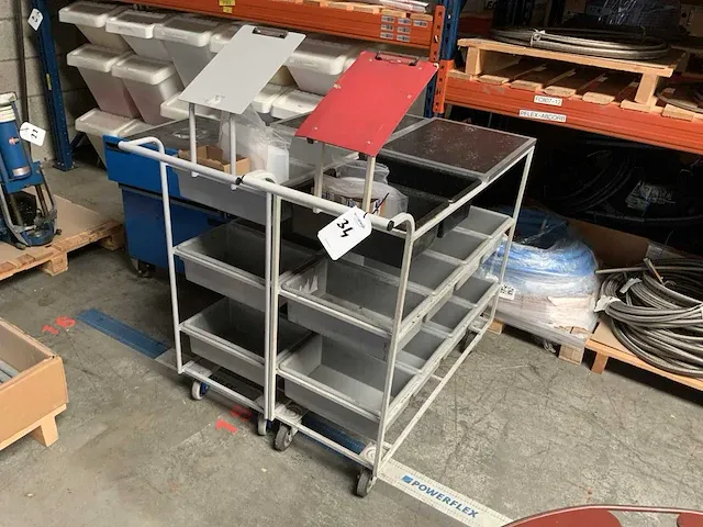 Magazijnwagen (2x) - afbeelding 1 van  2