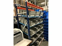 Magazijnwagen met bakjes - afbeelding 2 van  4