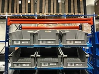 Magazijnwagen met bakjes - afbeelding 3 van  4