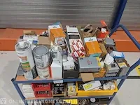 Magazijnwagen met divers ijzerwaar - afbeelding 23 van  36