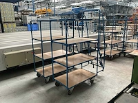 Magazijnwagen met trap (2x) - afbeelding 3 van  4