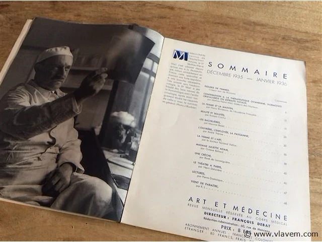 Magazine art et médicine j'30 - afbeelding 2 van  5
