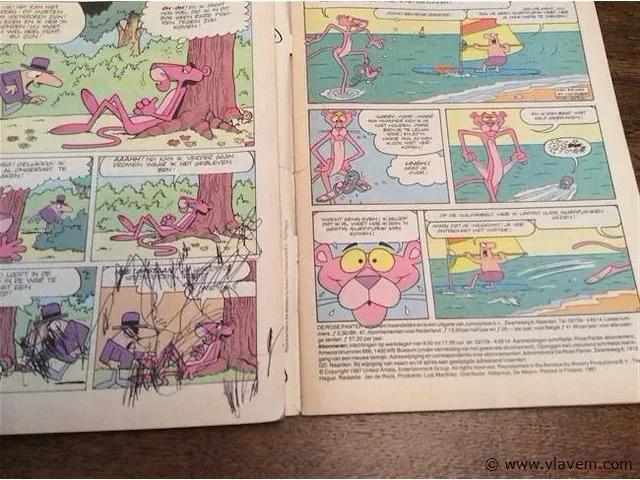 Magazine de roze panter - afbeelding 2 van  2