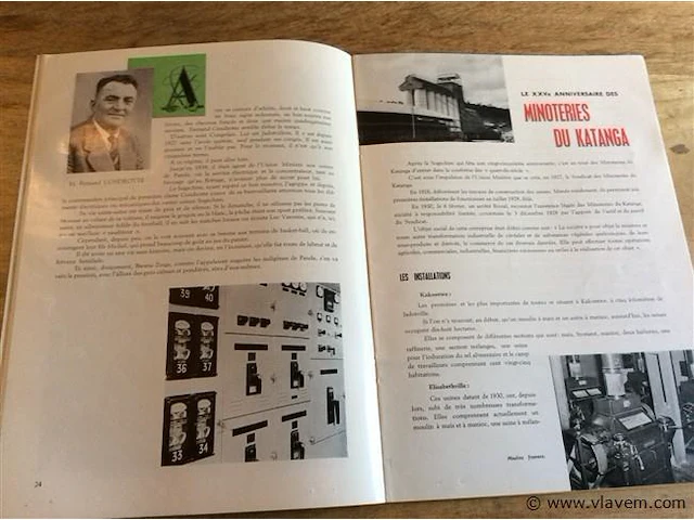 Magazine haute - katanga 1955 - afbeelding 2 van  3