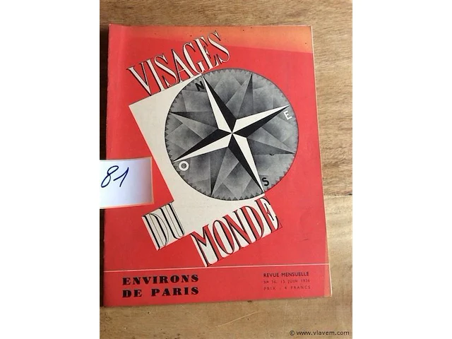 Magazine visages du monde j'30 - afbeelding 1 van  3