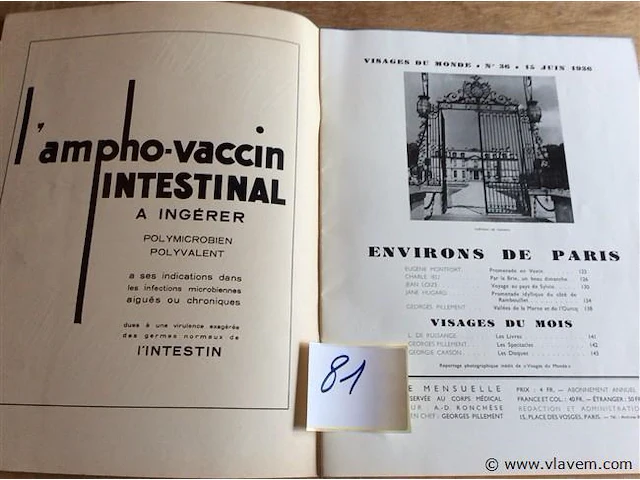 Magazine visages du monde j'30 - afbeelding 2 van  3