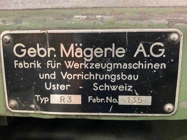 Mägerle r3 vlakslijpmachine - afbeelding 8 van  8