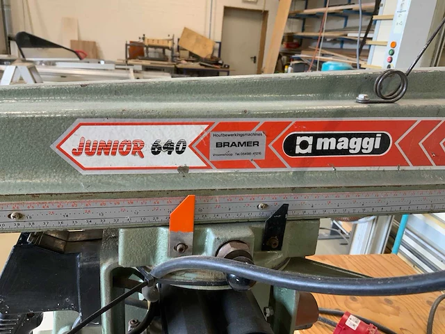 Maggi junior 640 cirkelzaagmachine - afbeelding 9 van  16