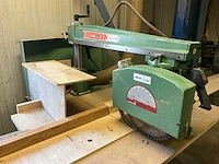Maggi junior 640 radiaalafkortzaagmachine v.v. aanvoertafel 2900mm - afbeelding 2 van  7