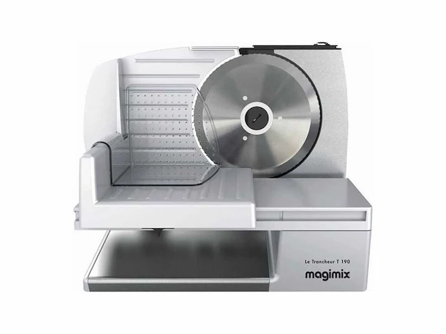 Magimix - t190 snijmachine - zilver - snijblad 19 cm - gekarteld - afbeelding 1 van  2