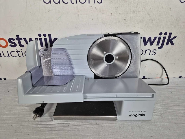 Magimix - t190 snijmachine - zilver - snijblad 19 cm - gekarteld - afbeelding 2 van  2