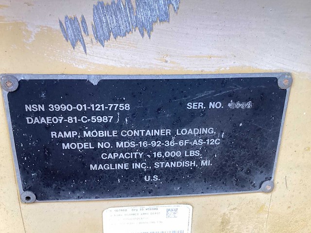 Magline mobile loading ramp - afbeelding 9 van  9