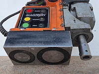 Magneetboor/freesmachine 32mm 230v 1700w magtron, mbe40, bouwjaar 2012 - afbeelding 5 van  8