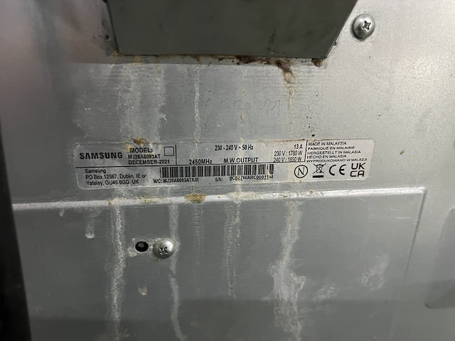 Magnetron samsung, mj26a6093at - afbeelding 3 van  3