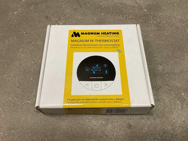 Magnum heating w80000 draadloze thermostaat voor zoneregeling - afbeelding 1 van  2