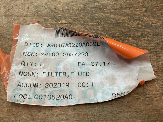 Mahle kl558 fluid filter - afbeelding 4 van  4