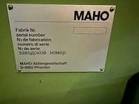 Maho - mh400e - cnc milling machine - afbeelding 7 van  9
