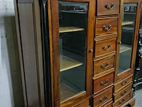 Mahoniehouten kast met laden, bruin - afbeelding 10 van  13