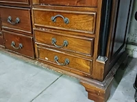 Mahoniehouten kast met laden, bruin - afbeelding 12 van  13