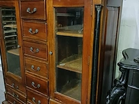 Mahoniehouten kast met laden, bruin - afbeelding 13 van  13