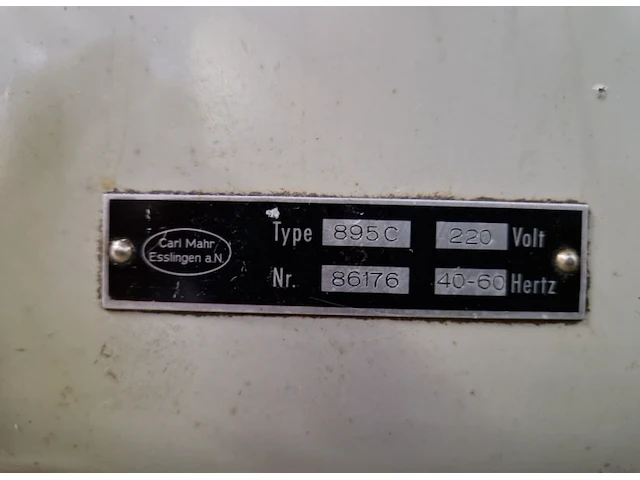 Mahr 895 c meetinstrument - afbeelding 8 van  9