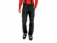 Maier sports copper slim nauwsluitende skibroek voor heren, waterdicht stretchmateriaal mt60 zwart - afbeelding 1 van  4