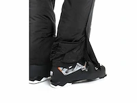 Maier sports copper slim nauwsluitende skibroek voor heren, waterdicht stretchmateriaal mt60 zwart - afbeelding 3 van  4