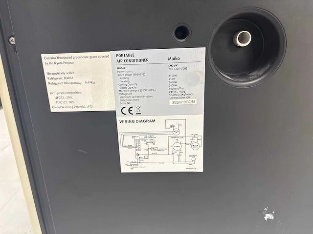 Maiko sm26w airconditioning - afbeelding 9 van  9