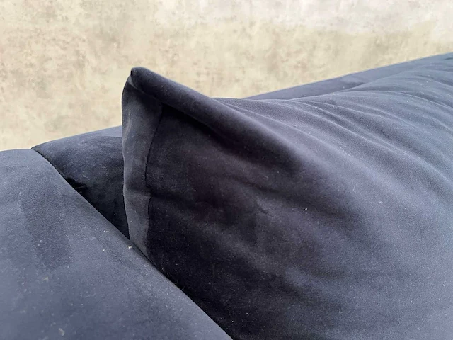 Maison du monde giulia - design sofa - blauw velvet - afbeelding 5 van  9