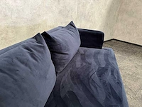 Maison du monde giulia - design sofa - blauw velvet - afbeelding 6 van  9