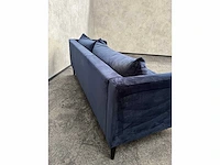 Maison du monde giulia - design sofa - blauw velvet - afbeelding 8 van  9