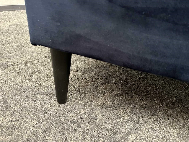 Maison du monde giulia - design sofa - blauw velvet - afbeelding 9 van  9