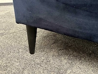 Maison du monde giulia - design sofa - blauw velvet - afbeelding 9 van  9