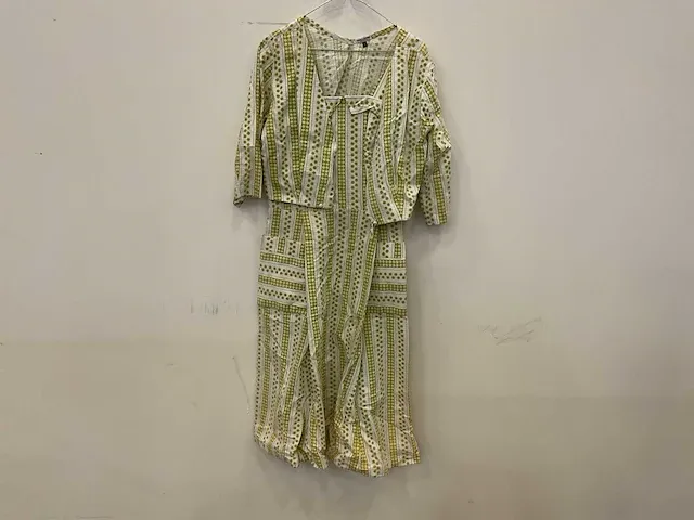 Maison van den hoogen jaren 70 jurk incl. bolero (maat 40) - afbeelding 1 van  3