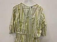 Maison van den hoogen jaren 70 jurk incl. bolero (maat 40) - afbeelding 2 van  3