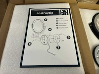 Make-up spiegel met verlichting (12x) - afbeelding 3 van  4