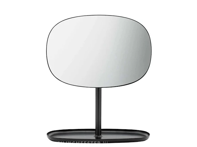 Make-up spiegel normann copenhagen, flip, zwart - afbeelding 1 van  4