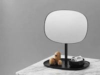 Make-up spiegel normann copenhagen, flip, zwart - afbeelding 3 van  4