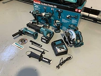 Makita - 18v 3.0 ah cordless combo kit - gereedschapsset - afbeelding 3 van  9