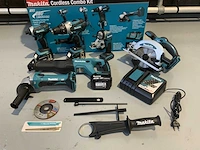 Makita - 18v 3.0 ah cordless combo kit - gereedschapsset - afbeelding 4 van  9