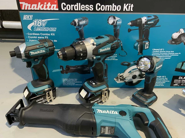 Makita - 18v 3.0 ah cordless combo kit - gereedschapsset - afbeelding 5 van  9