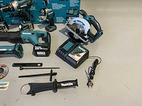 Makita - 18v 3.0 ah cordless combo kit - gereedschapsset - afbeelding 7 van  9