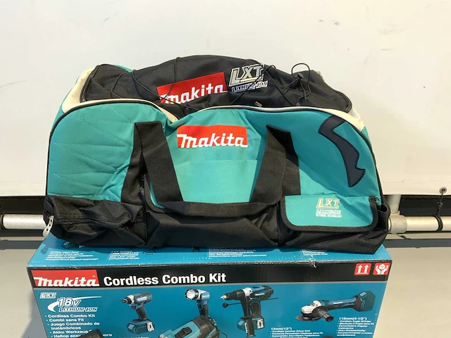 Makita - 18v 3.0 ah cordless combo kit - gereedschapsset - afbeelding 8 van  9