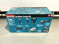 Makita - 18v 3.0 ah cordless combo kit - gereedschapsset - afbeelding 9 van  9