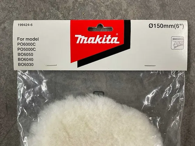 Makita - 199424-6 - wollen schijf ø150 mm (10x) - afbeelding 2 van  4