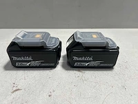 Makita - 3ah 18v - batteries and chargers (2x) - afbeelding 1 van  3
