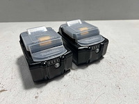 Makita - 3ah 18v - batteries and chargers (2x) - afbeelding 2 van  3